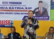 Wakil Ketua DPRD Sumbar Nanda Satria Gelar Reses Terima Aspirasi Masyarakat Mengenai Kesehatan dan Sekolah Gratis