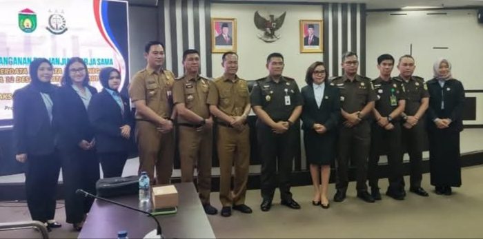 Pemkot Prabumulih Melalui DPMD Gelar MoU antara Desa dan Kejaksaan Negeri Prabumulih