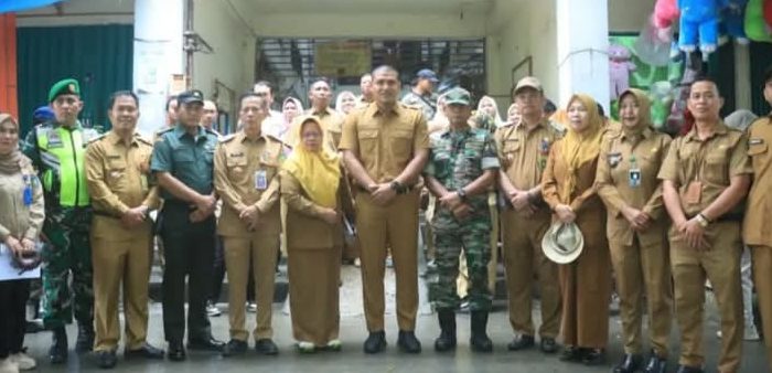 Wawako Prabumulih Franky Nasril S.Kom MM dan Satgas Pangan Gelar Sidak di Pasar Tradisional Jelang Bulan Ramadhan