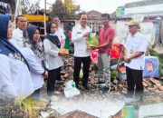 Pj Walikota Prabumulih, H Elman ST MM Didampingi Kadinsos Beri Bantuan Ke korban Kebakaran di Duspra
