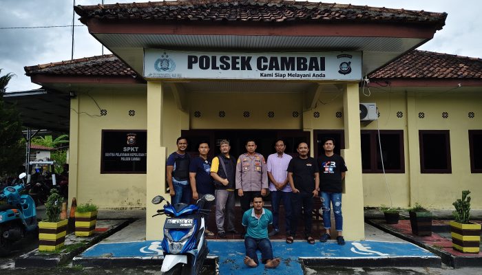 Tim Elang Muara Polsek Cambai Ringkus Pelaku Penggelapan Kedaraan R2