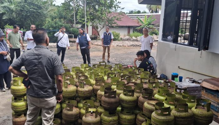 Unit Pidsus Reskrim Bersama Dinas Perdagangan Prabumulih Gelar Sidak Harga serta Stok LPG 3 Kg