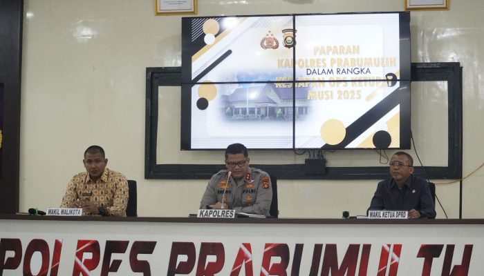 Polres Prabumulih Gelar Rakor Lintas Sektoral, Bahas Kesiapan Pengamanan Hari Raya Idul Fitri 1446 H tahun 2025
