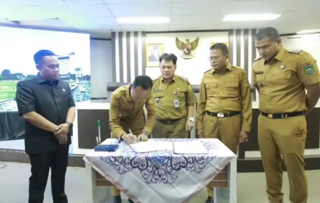 Ketua DPRD Deny Deni Viktoria Hadiri Acara Sertijab Wako dan Wawako Prabumulih