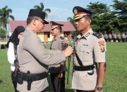 Polres Prabumulih Gelar Sertijab dan Pelantikan di Lapangan Apel Polres