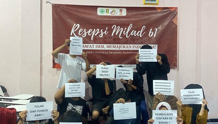 PC IMM Blora Tolak UU TNI, Khawatirkan Demokrasi Semakin Melemah