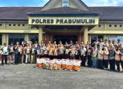 Kementan RI Salurkan Bantuan Benih Bertempat di Polres Prabumulih