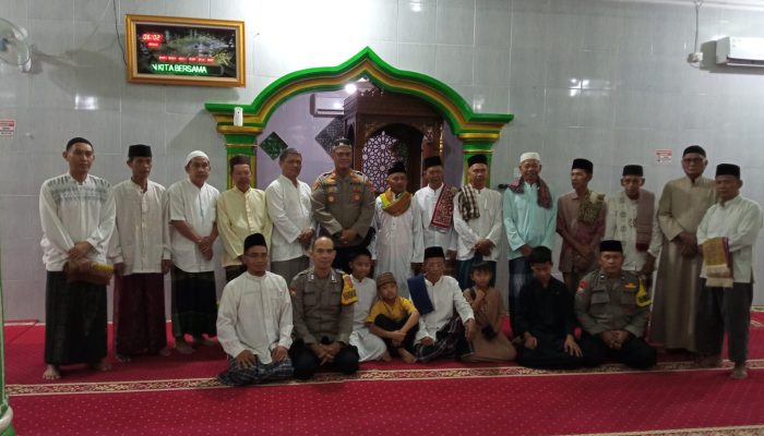 Kapolsek Prabumulih Timur Gelar Safari Ramadhan ke Masjid An Nur Kelurahan Arimbi Jaya