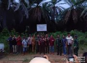 Satgas PKH PALI Gelar Pemasangan Plang Lahan Milik Negara Yang di Kuasi PT PSDA di Desa Babat