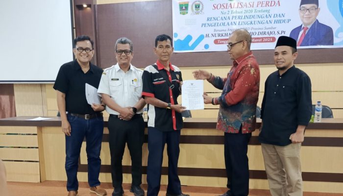 Anggota DPRD Sumbar Nurkhalis bersama Dinas Lingkungan Hidup Gelar Sosialisasi Perda Rencana Perlindungan dan Pengelolaan Lingkungan Hidup