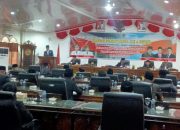 Rapat Paripurna Ke-4 DPRD Kabupaten PALI, Bupati Asgianto, ST Sampaikan Pidato Perdana