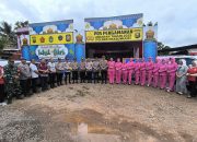 Kapolres Prabumulih Kunjungi Pos PAM dan Pos Yan, Beri Tali Asih ke Personel Jaga