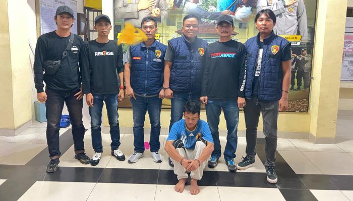 Tim Singo Polsek Prabumulih Timur Berhasil Tangkap DPO Pencurian Jalur Pipa Minyak PT Pertamina