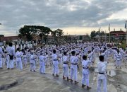 FORKI Kebumen Gelar Latihan Bersama 5 Perguruan Karate di Alun-alun Pancasila