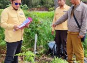 Tim Panitia Kantor Pertanahan Humbahas Tinjau Lapang Lahan Milik Masyarakat Dalam Pengurusan Sertipikat Tanah