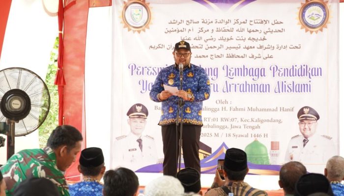 Wabup Purbalingga Dimas Resmikan Gedung Baru Yayasan Taisiru Arrahman Aislami