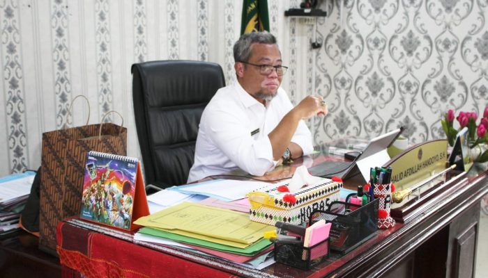 Kantor Pertanahan Humbang Hasundutan Ikuti Rapat Kerja Bersama Komisi II DPR RI