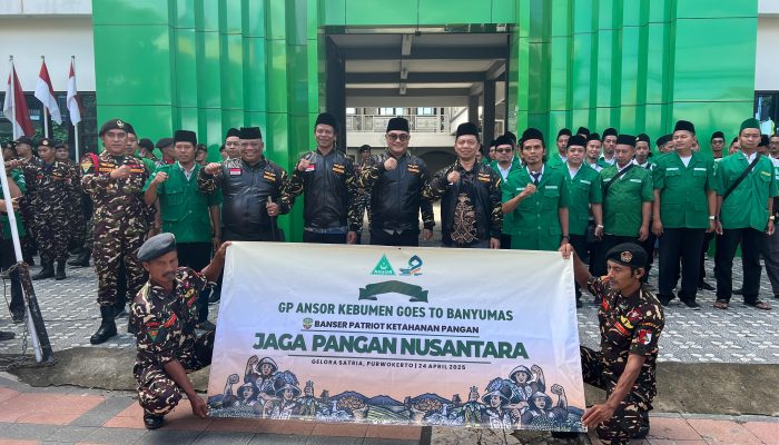Harlah Ansor ke-91, 1.000 Banser Kebumen Diberangkatkan Dukung Program Ketahanan Pangan