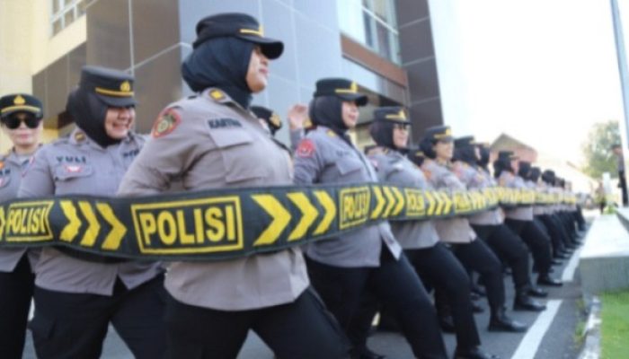 Polwan Polresta Solo Asah Kemampuan Dalmas, Fokus pada Pendekatan Humanis
