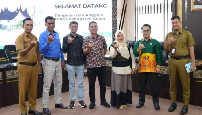 Sekretariat DPRD Sumbar Terima Kunjungan DPRD Kabupaten Agam