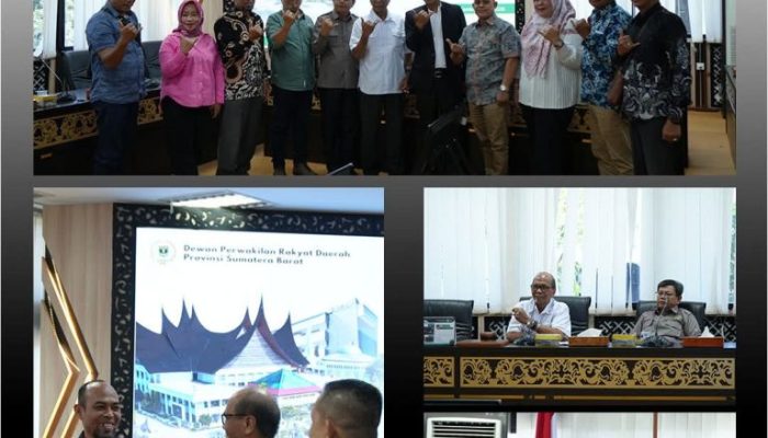 DPRD Sumbar Terima Kunjungan Kerja dari Pansus I DPRD Kabupaten Musi Rawas, Bahas Pemukiman Kumuh