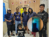 Tim Elang Polsek Cambai Ringkus Seorang Pemuda, Curi Hp Pemilik Warung di Desa Muara Sungai
