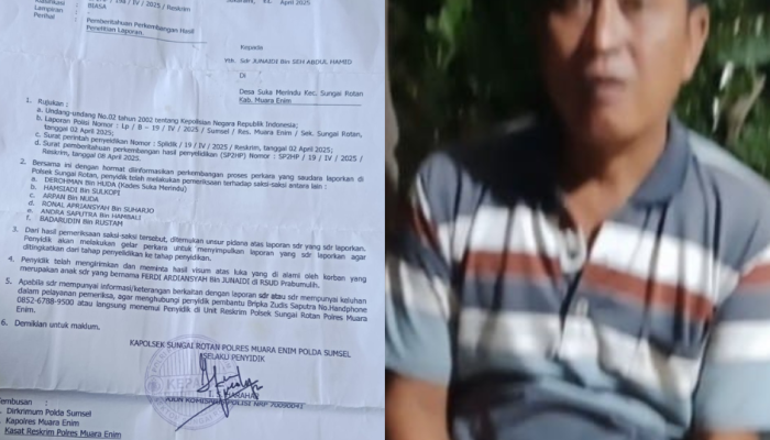 Peristiwa Penusukan di Sukamerindu, Keluarga Korban Minta Pelaku di Tangkap