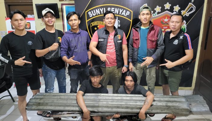 Tim Sunyi Senyap Polsek Prabumulih Barat Berhasil Ungkap Kasus Pencurian, 2 Pelaku serta Barang Bukti di Amankan