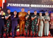 Wawako Prabumulih Franky Nasril, S.Kom., M.M Hadiri Acara Pisah Sambut Komandan Batalyon Zeni Tempur 2 Samara Grawira Prabumulih