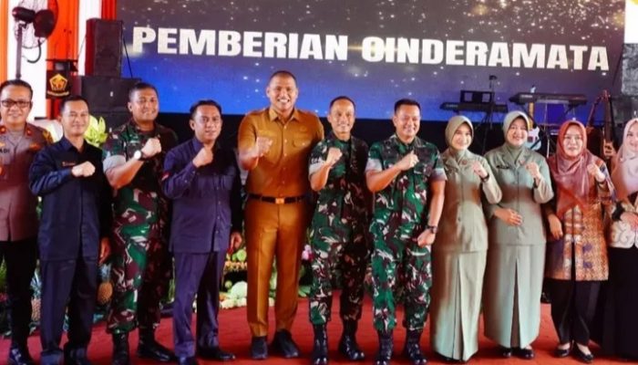 Wawako Prabumulih Franky Nasril, S.Kom., M.M Hadiri Acara Pisah Sambut Komandan Batalyon Zeni Tempur 2 Samara Grawira Prabumulih
