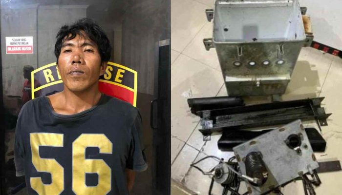 Tim Tekab Polres Prabumulih Berhasil Ringkus Pelaku Pencurian Trafo Milik PT PLN Persero