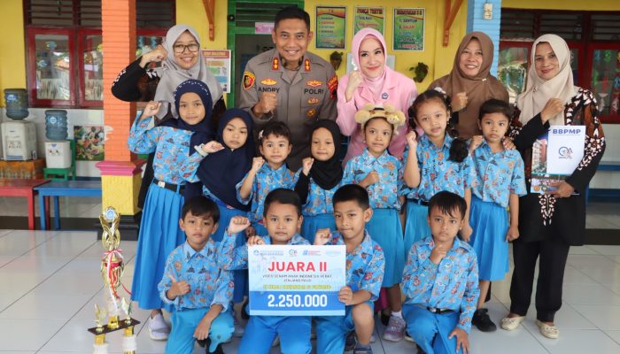 Istri Kapolres Purworejo Bangga, TK Bhayangkari Purworejo Berhasil Juara 2 se Jateng Senam Sehat Anak Indonesia