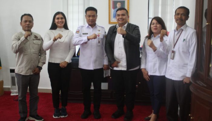 Kunjungi Pemkab Humbahas, Bupati Humbahas Sepakat Kerja Sama BPN Humbahas