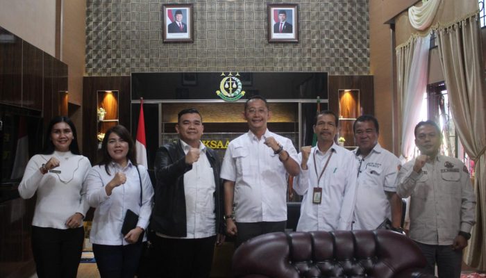Sambangi Kejaksaan Negeri Humbahas, Kepala BPN Humbahas Harapkan Kerja Sama Yang Baik