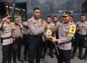 Kapolres Purworejo Resmi Melepas 10 Bintara Remaja Papua Magang Selama Lima Bulan di Lingkungan Polres Purworejo