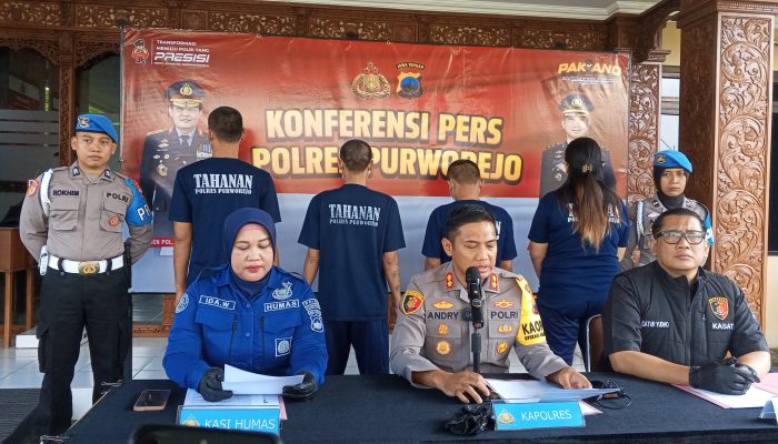 Polres Purworejo Berhasil Ungkap Aksi Premanisme Berkedok Koperasi Simpan Pinjam