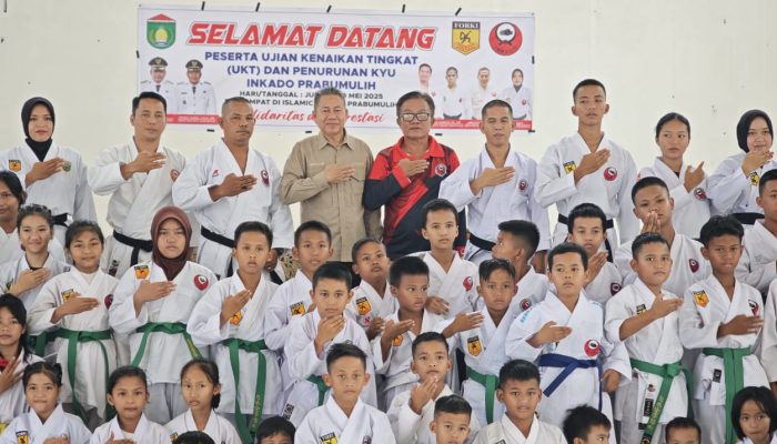 INKADO Prabumulih Gelar Ujian Kenaikan Tingkat di Gedung Islamic Center