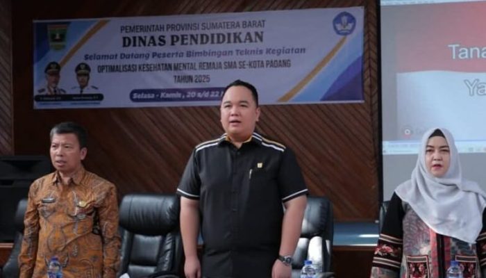 Wakil Ketua DPRD Sumbar Nanda Satria jadi Narasumber di Bimtek Optimalisasi Kesehatan Mental Remaja