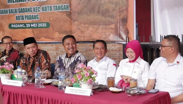 Ketua DPRD Sumbar Evi Yandri Dampingi Wamenkop UKM, Bahas Pembentukan Koperasi Merah Putih