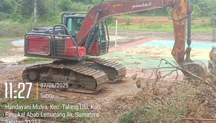 Alat Bantuan excavator untuk Pokdakan PALI Dari Kementerian Kelautan Dan Perikanan sudah Pindah tangan