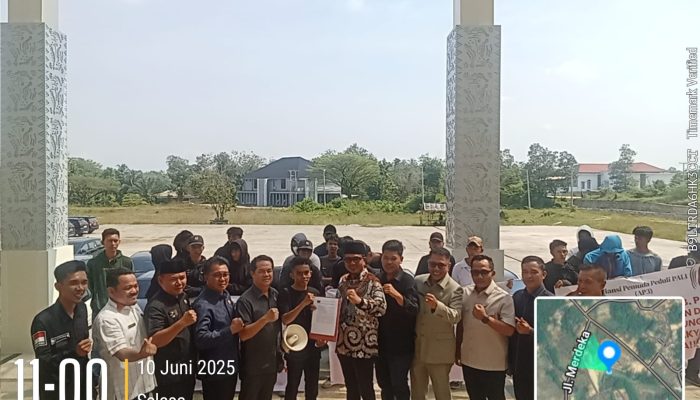 Aliansi Pemuda Peduli Pali (AP3) Gelar Aksi Damai Dikantor DPRD PALI