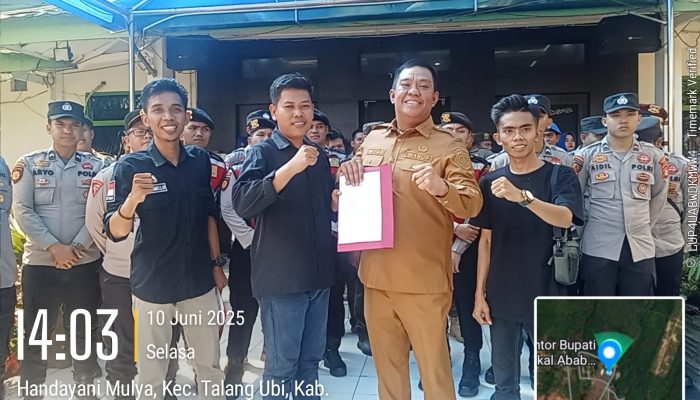 Aliansi Pemuda Peduli Pali (AP3) Aksi terkait Pengadaan Mobil Dinas Bupati Pali 