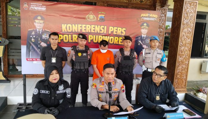 Polres Purworejo Purworejo Ungkap Tindak Pidana Pengedaran Uang Palsu