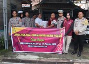 Dalam Rangka Hari Bhayangkara ke 79 Tahun, Polres Prabumulih Laksanakan Anjangsana Purnawirawan Polri