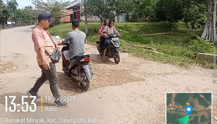 Warga Benakat Minyak Keluhkan Jalan dan Gorong-Gorong Rusak