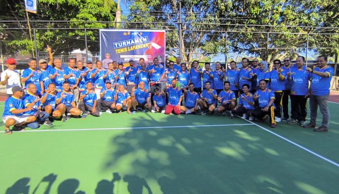 Dalam Rangka Peringati Hari Bhayangkara ke 79, Polres Prabumulih Gelar Perlombaan Tenis Lapangan