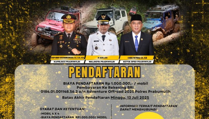 Meriahkan Hari Bhayangkara ke 79 Tahun, Polres Prabumulih Gelar Bhayangkara Adventure Off Road 2025