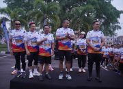 Ribuan Peserta Ramaikan Bhayangkara Fun Run Polres Prabumulih