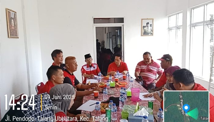 DPC PDIP PALI Gelar Rapat Persiapan Reses DPR RI Dr. H.M. Giri Ramanda N Kiemas, SE, M.M