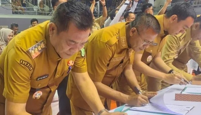 Walikota Prabumulih H Arlan Hadiri Peluncuran Koperasi Merah Putih se-Sumatera Selatan di Palembang